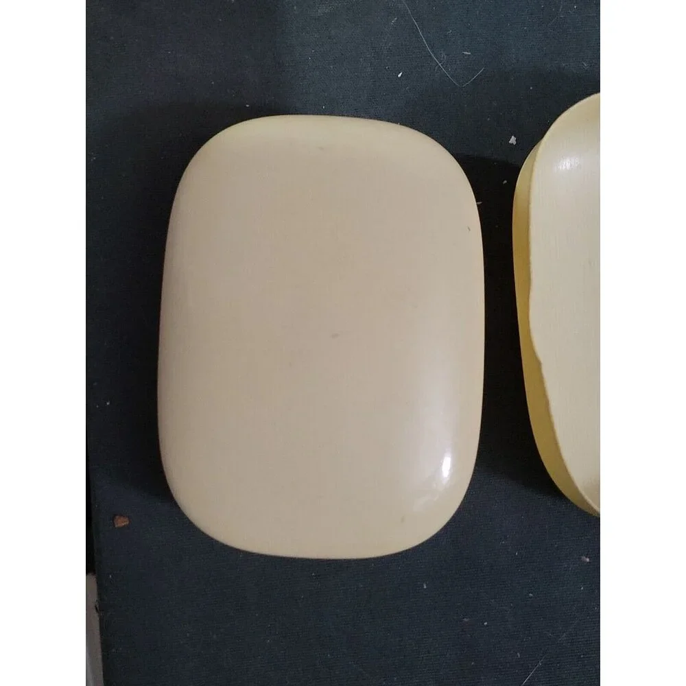 Vintage 1930s celluloid travel soap bar holder childs soap holder painted chicks